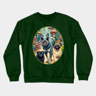 Heeler and Pugs Crewneck Sweatshirt